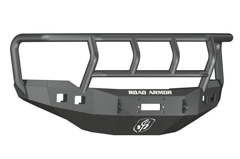 Chevrolet Silverado 2500 Bumper - Front - Road Armor - Stealth Front Winch w/Titan II Guard - Tex Blk - `11-`14